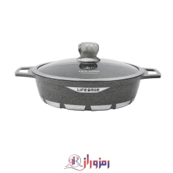 ماهی تابه گرانیت لایف اسمایل مدل FLCMSHR36